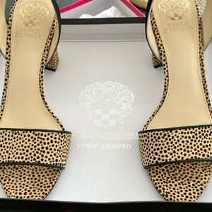 Vince Camuto Black and Tan Women's Shoes